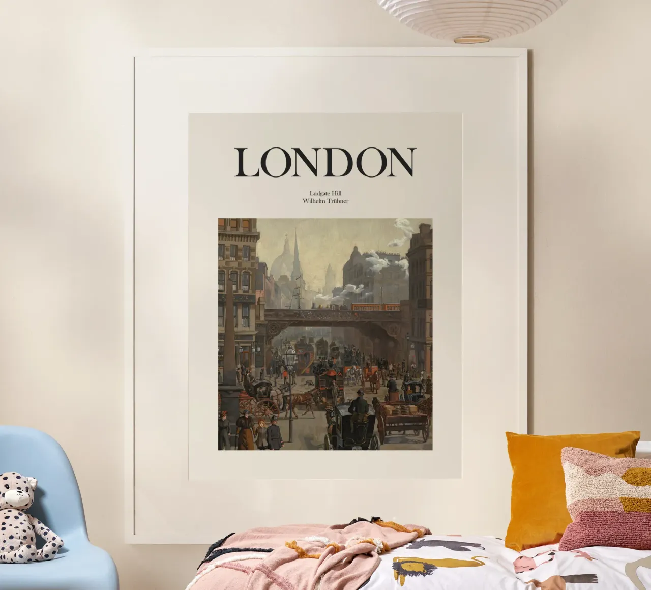 Londra, Inghilterra carta hahnemühle da Vintagrafica