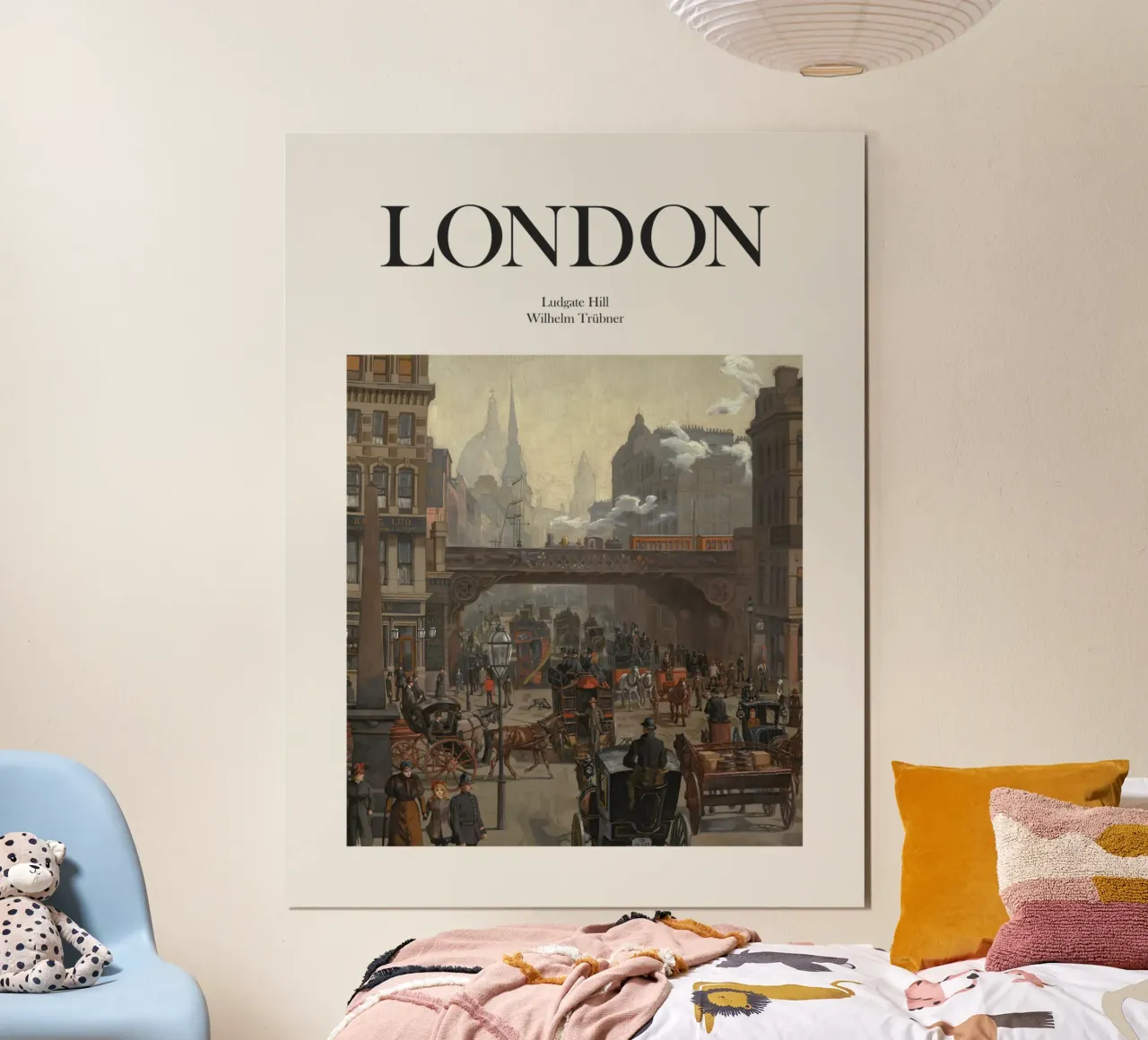 Londra, Inghilterra carta hahnemühle da Vintagrafica