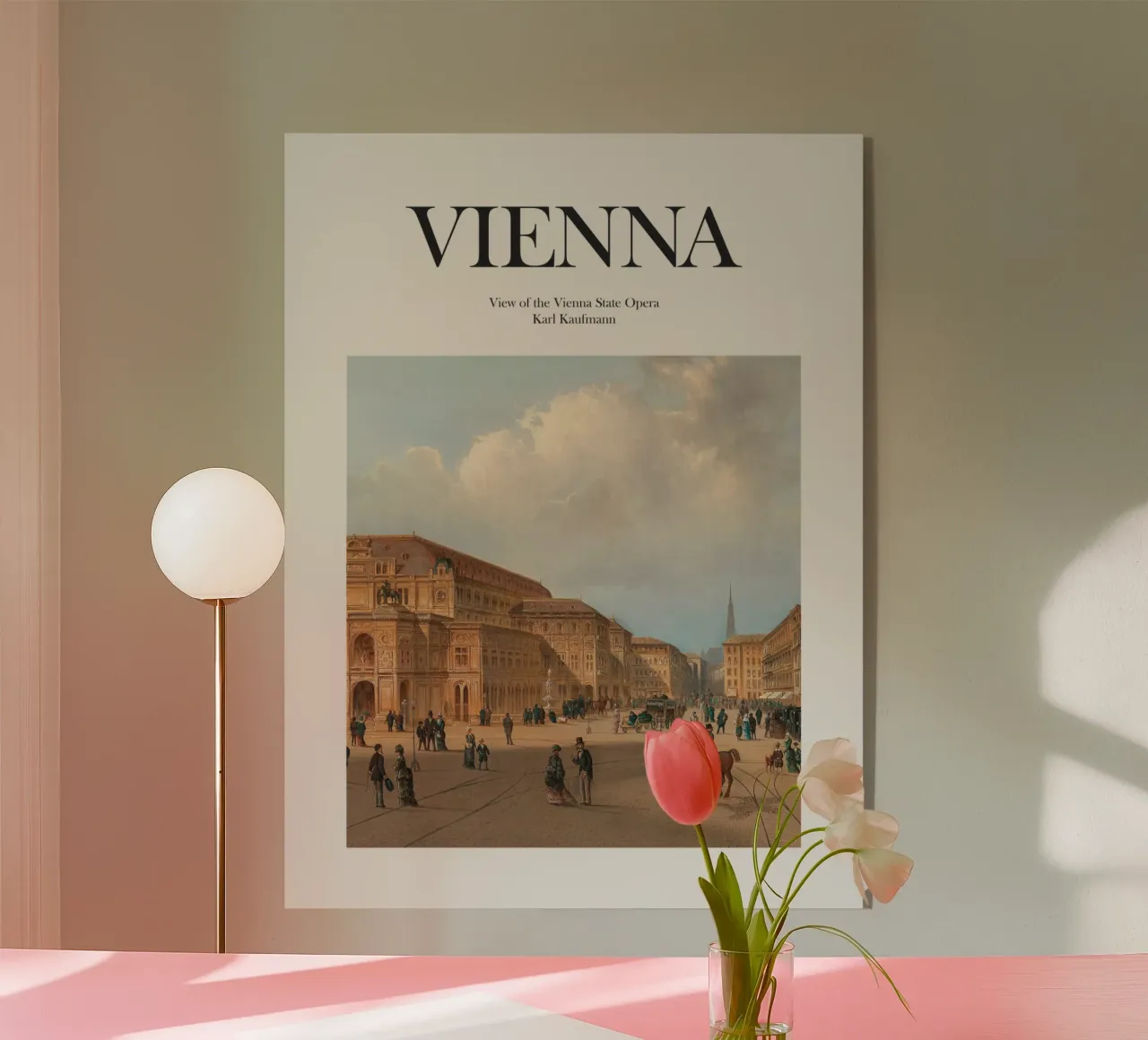 Vienna, Austria plexiglass da Vintagrafica