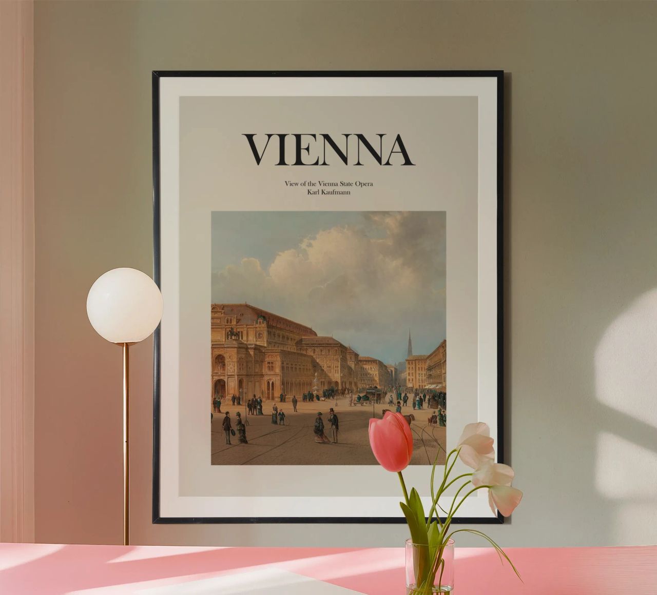 Wien, Österreich Poster von Vintagrafica