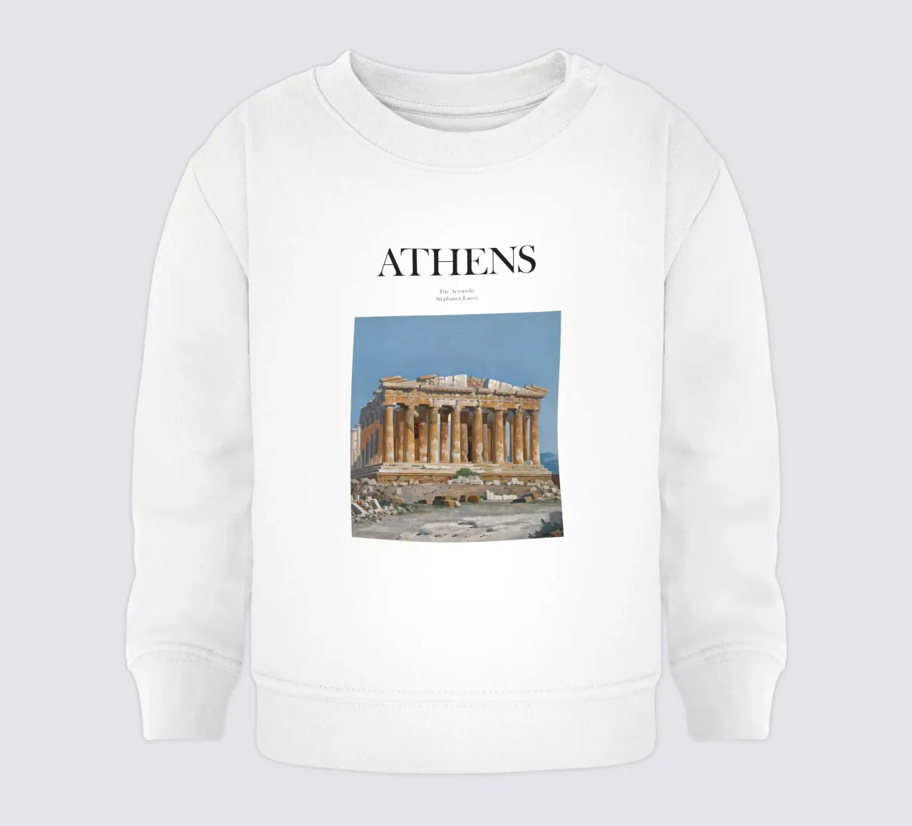 Atene, Grecia felpa neonato da Vintagrafica