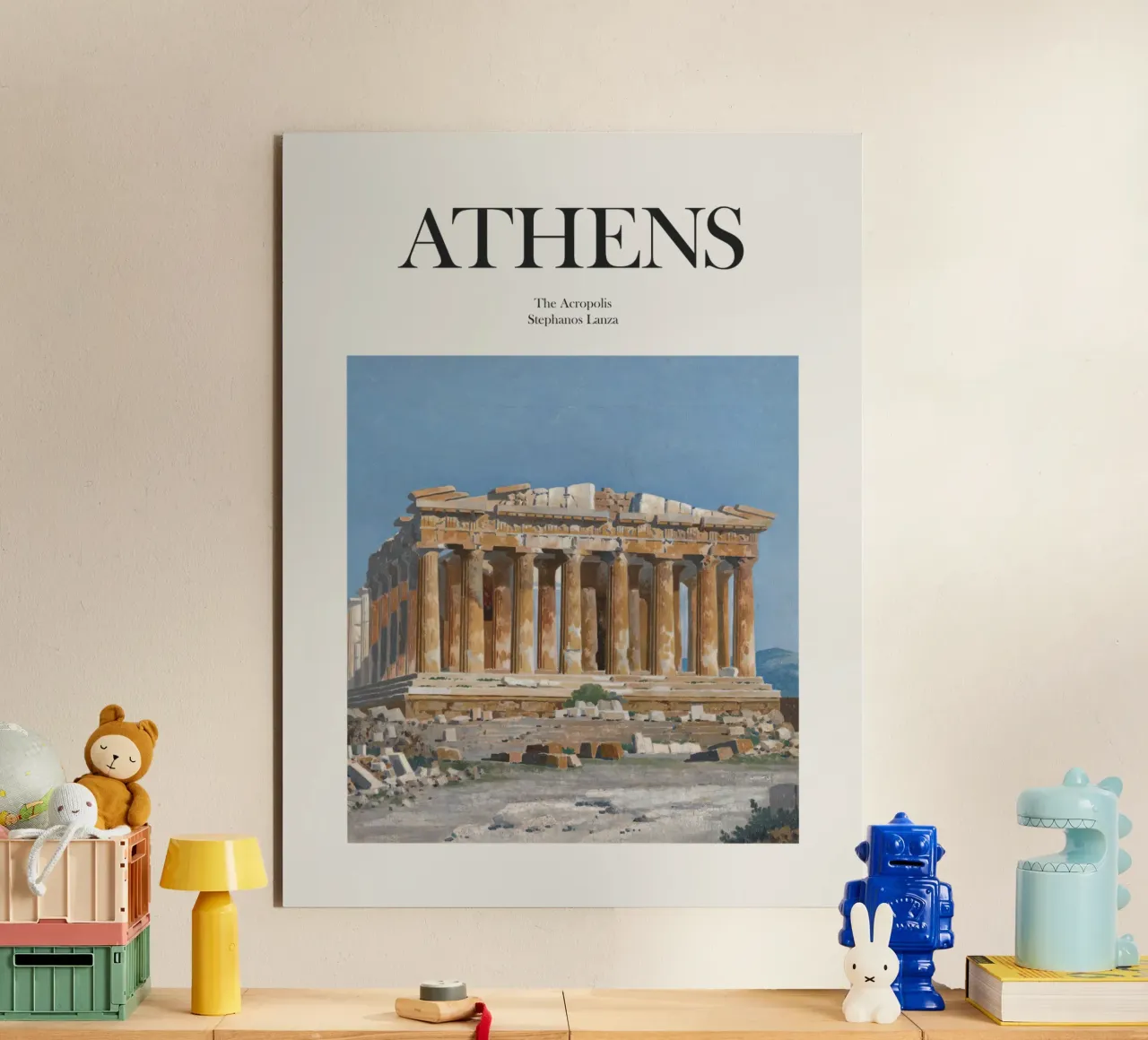Atene, Grecia alluminio dibond da Vintagrafica