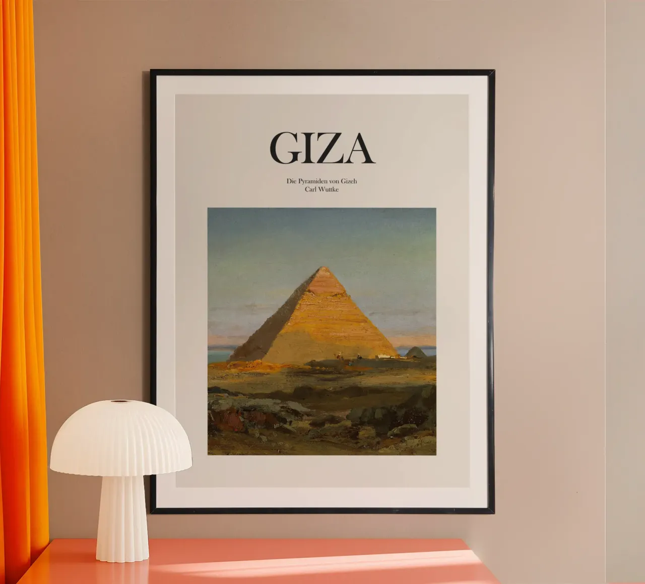 Giza, Egitto poster da Vintagrafica