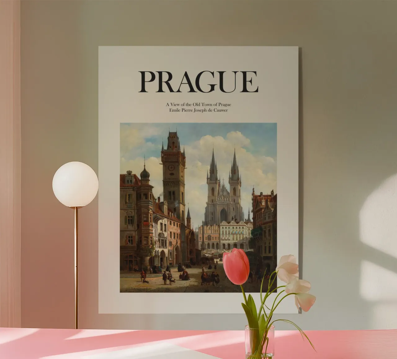 Praga, Repubblica Ceca plexiglass da Vintagrafica