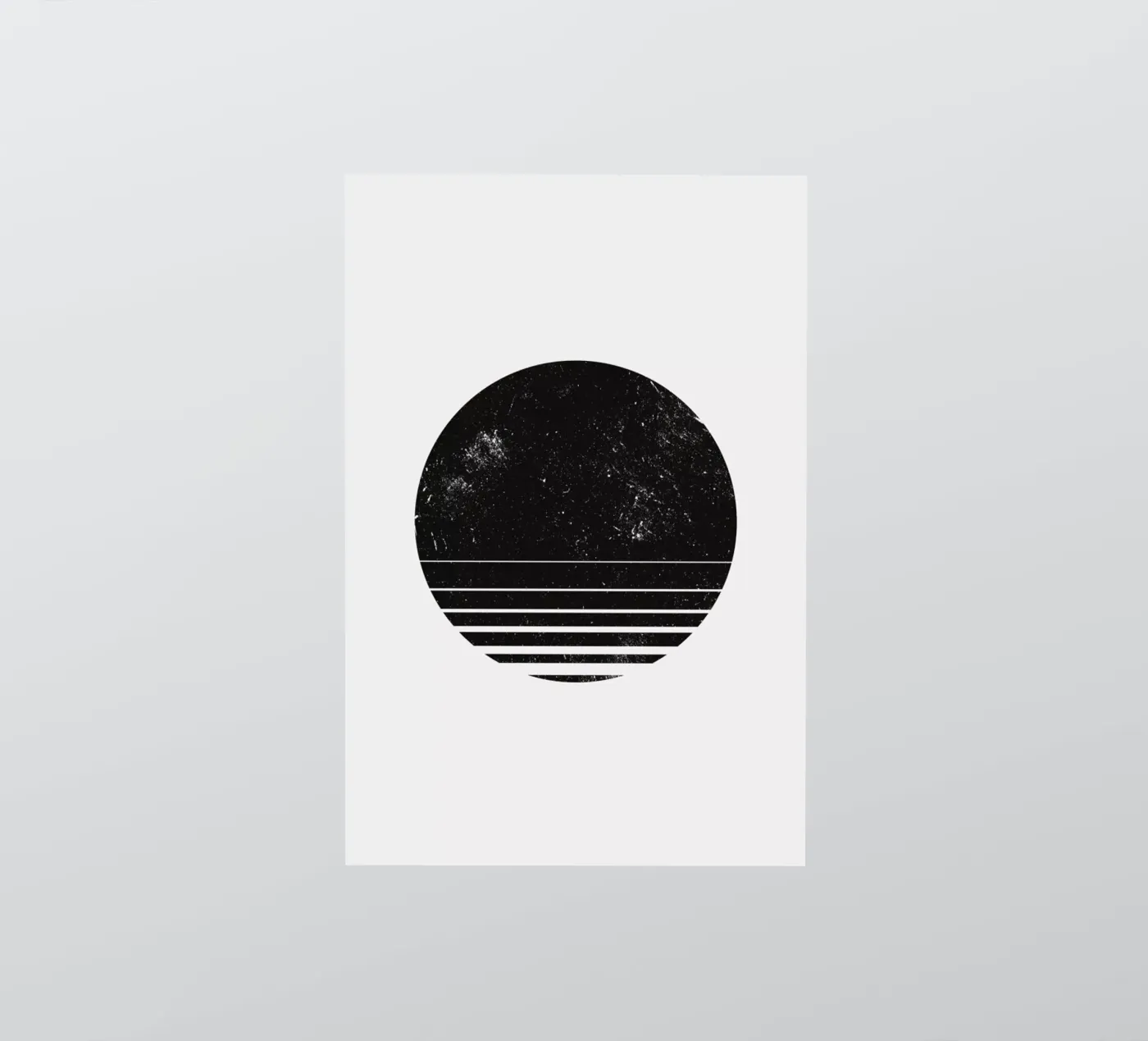 Geometric Space sticker van Mottos by Sinan Saydik