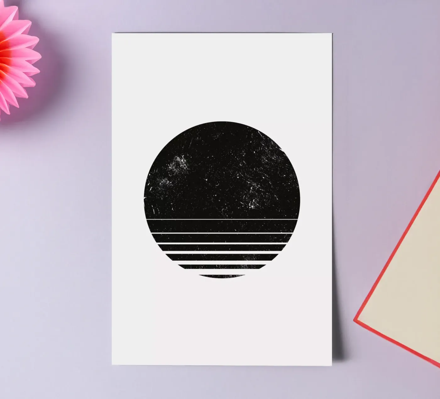 Geometric Space stickervel van Mottos by Sinan Saydik