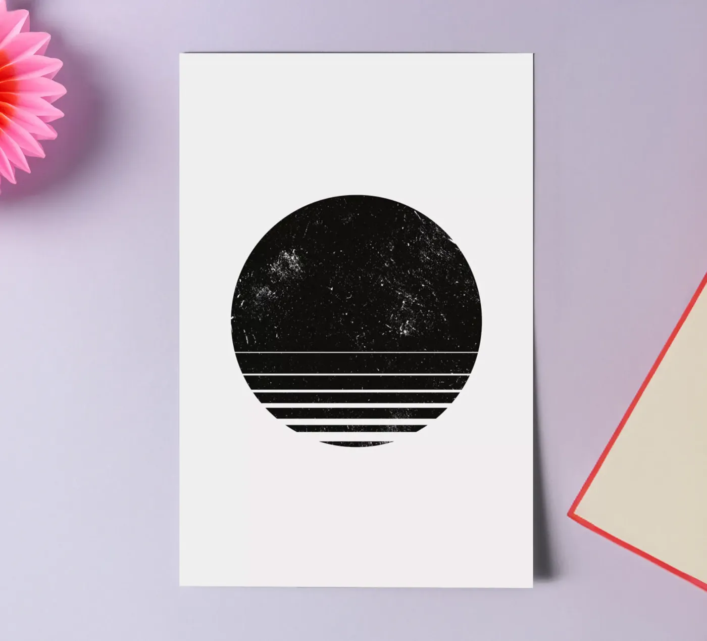 Geometric Space stickervel van Mottos by Sinan Saydik