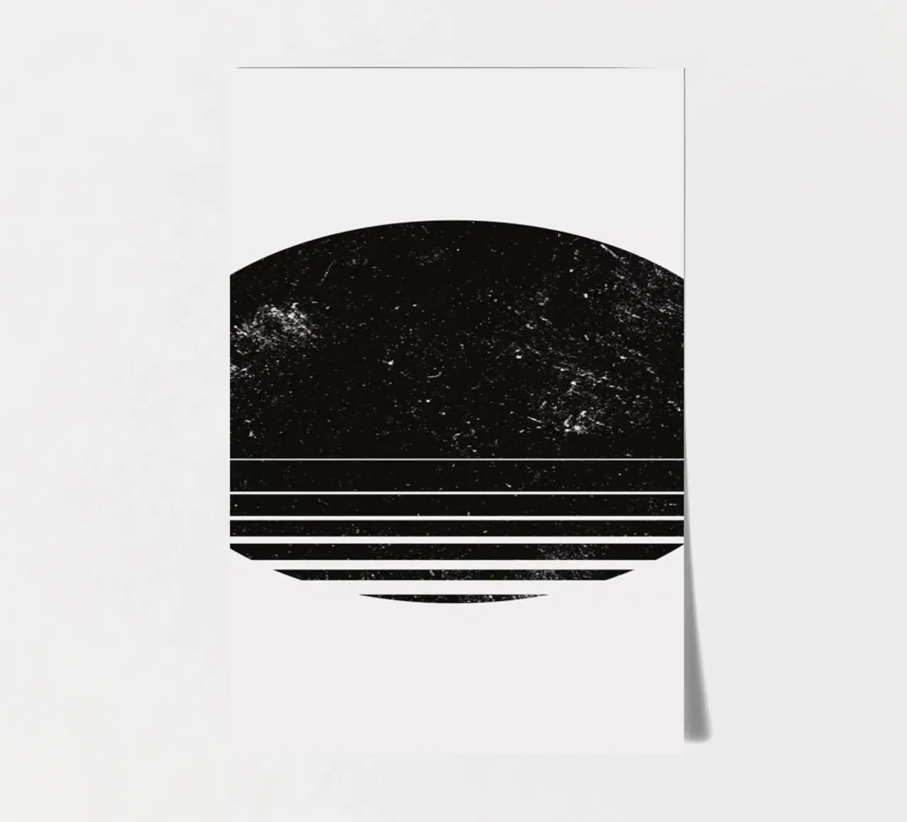 Geometric Space sticker sheet by Mottos by Sinan Saydik