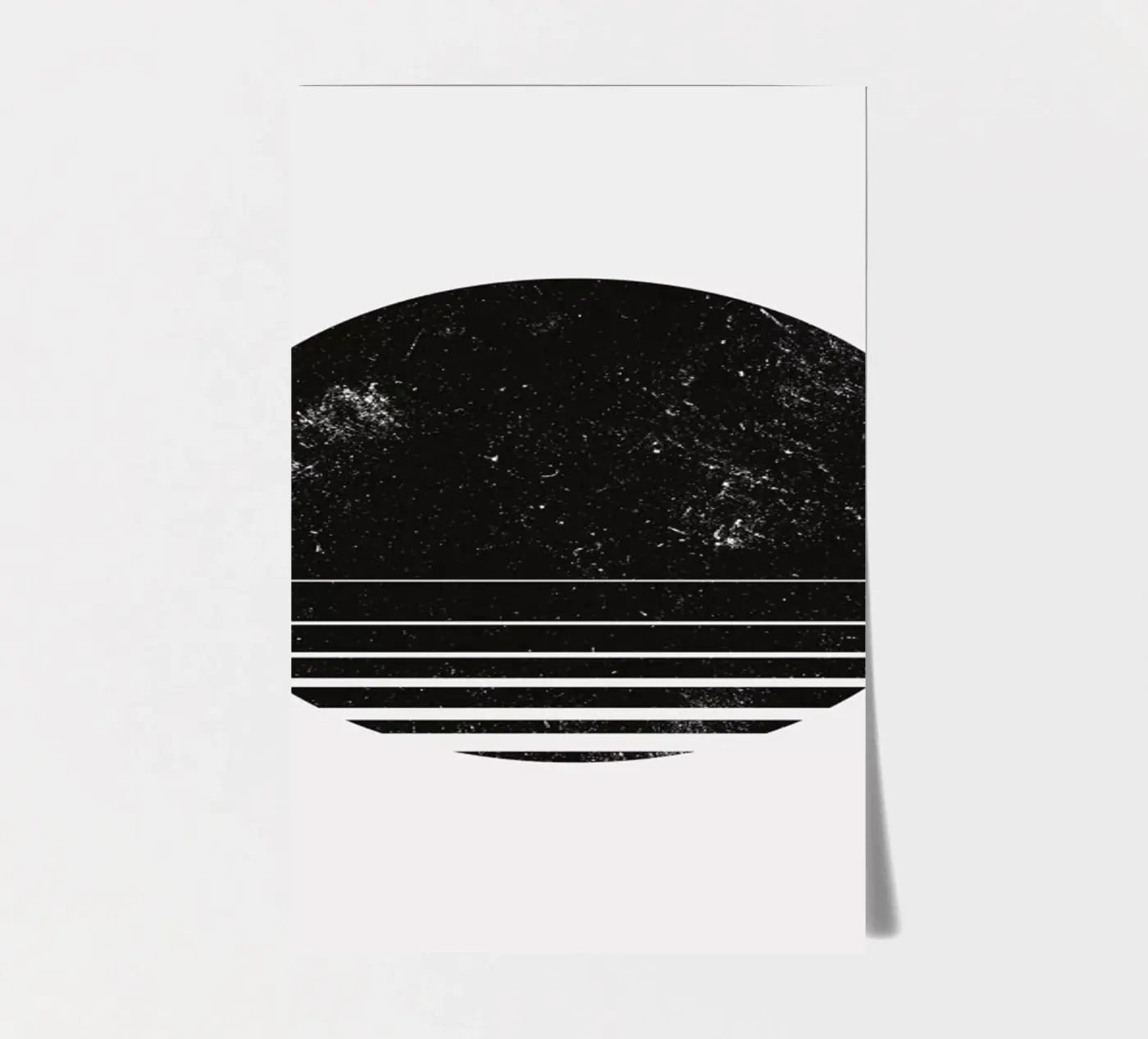 Geometric Space stickervel van Mottos by Sinan Saydik