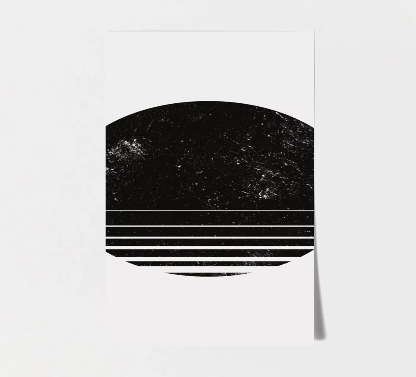 Geometric Space stickervel van Mottos by Sinan Saydik