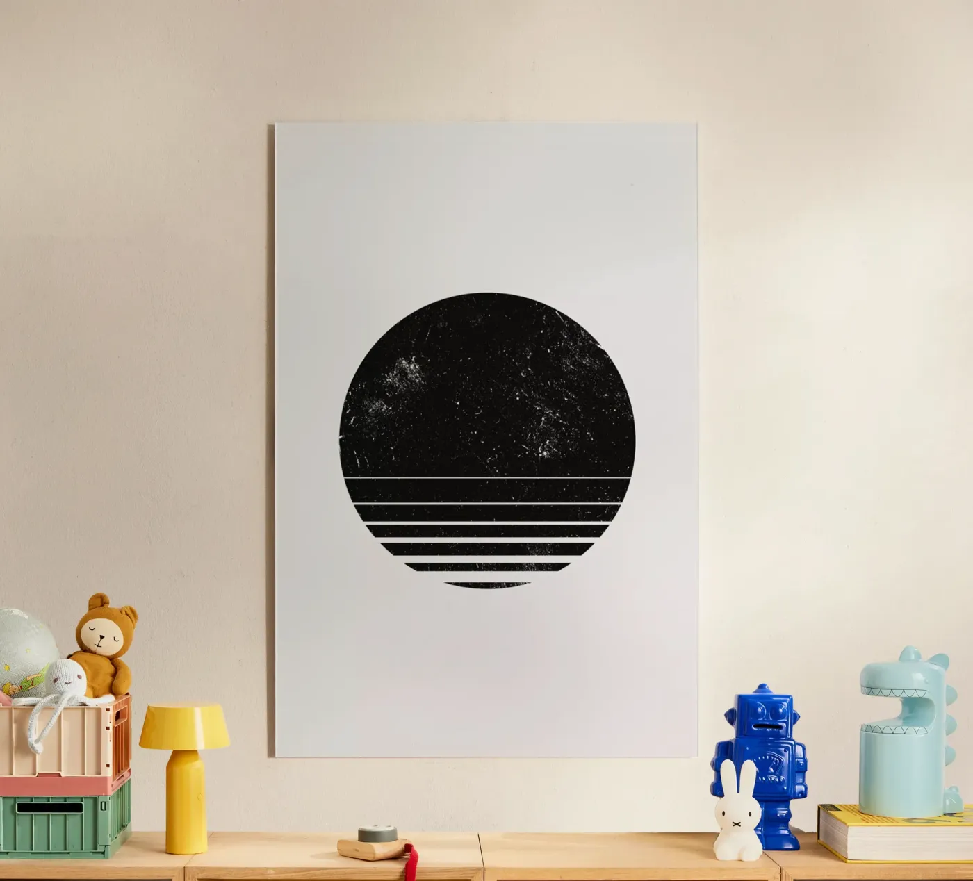 Geometric Space acryl van Mottos by Sinan Saydik