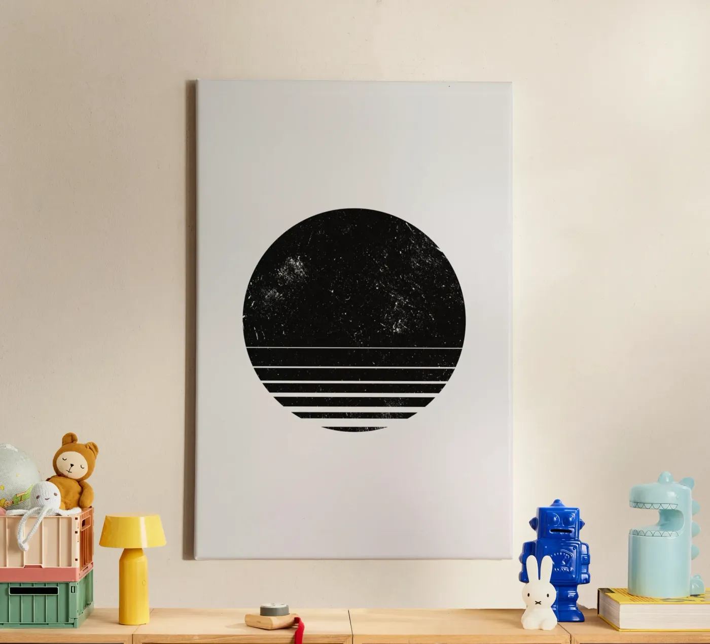Geometric Space Leinwand von Mottos by Sinan Saydik