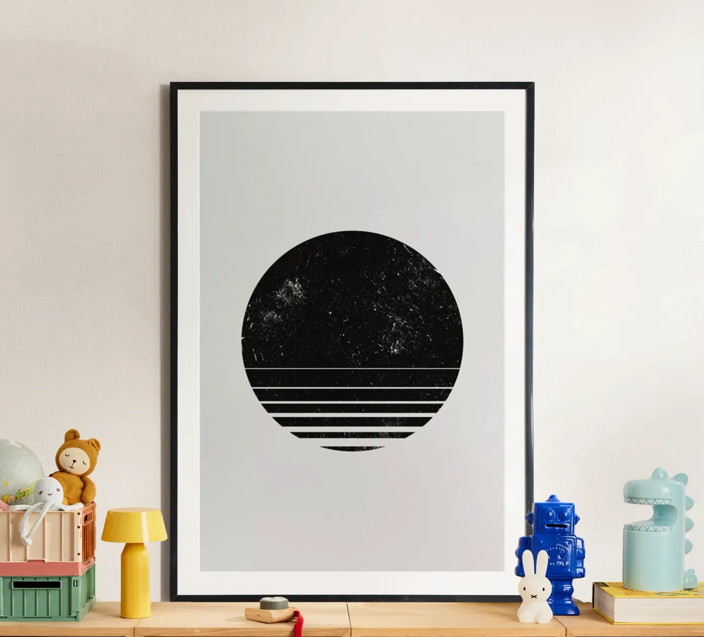 Geometric Space Poster von Mottos by Sinan Saydik