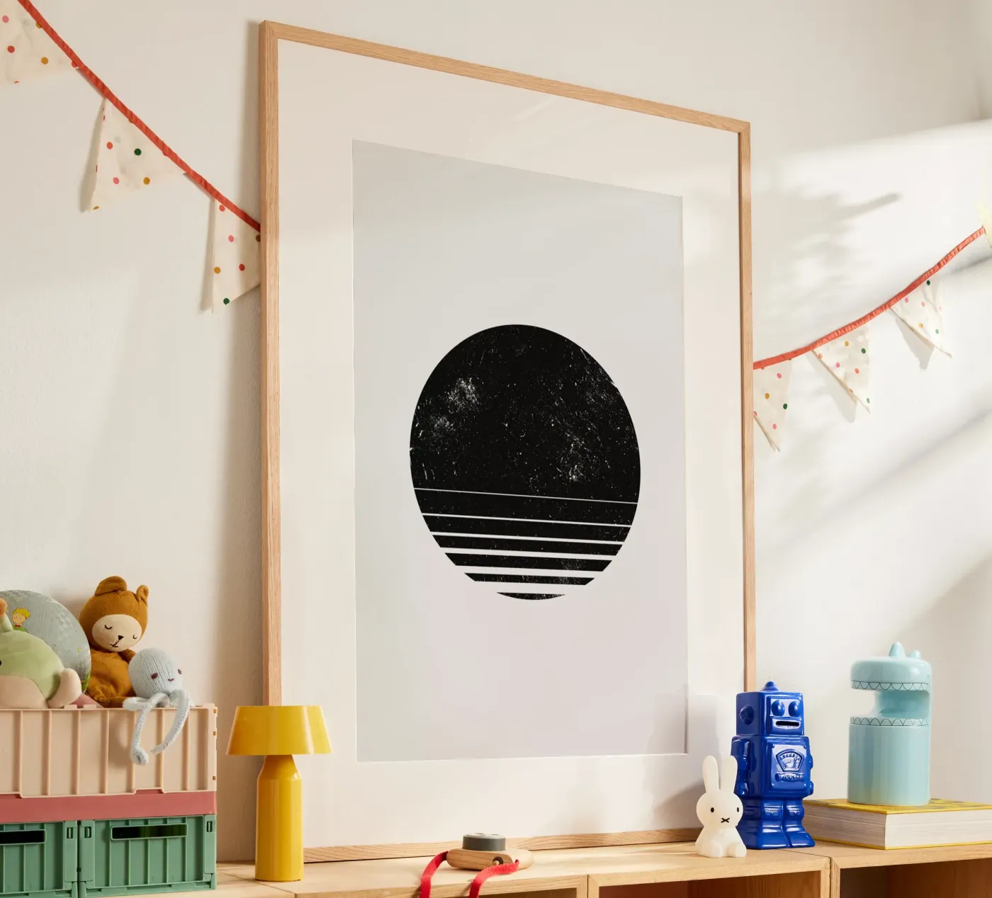 Geometric Space Poster von Mottos by Sinan Saydik