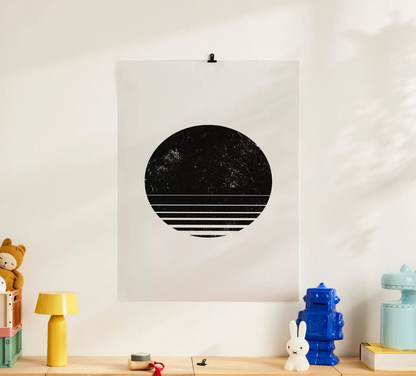 Geometric Space Poster von Mottos by Sinan Saydik