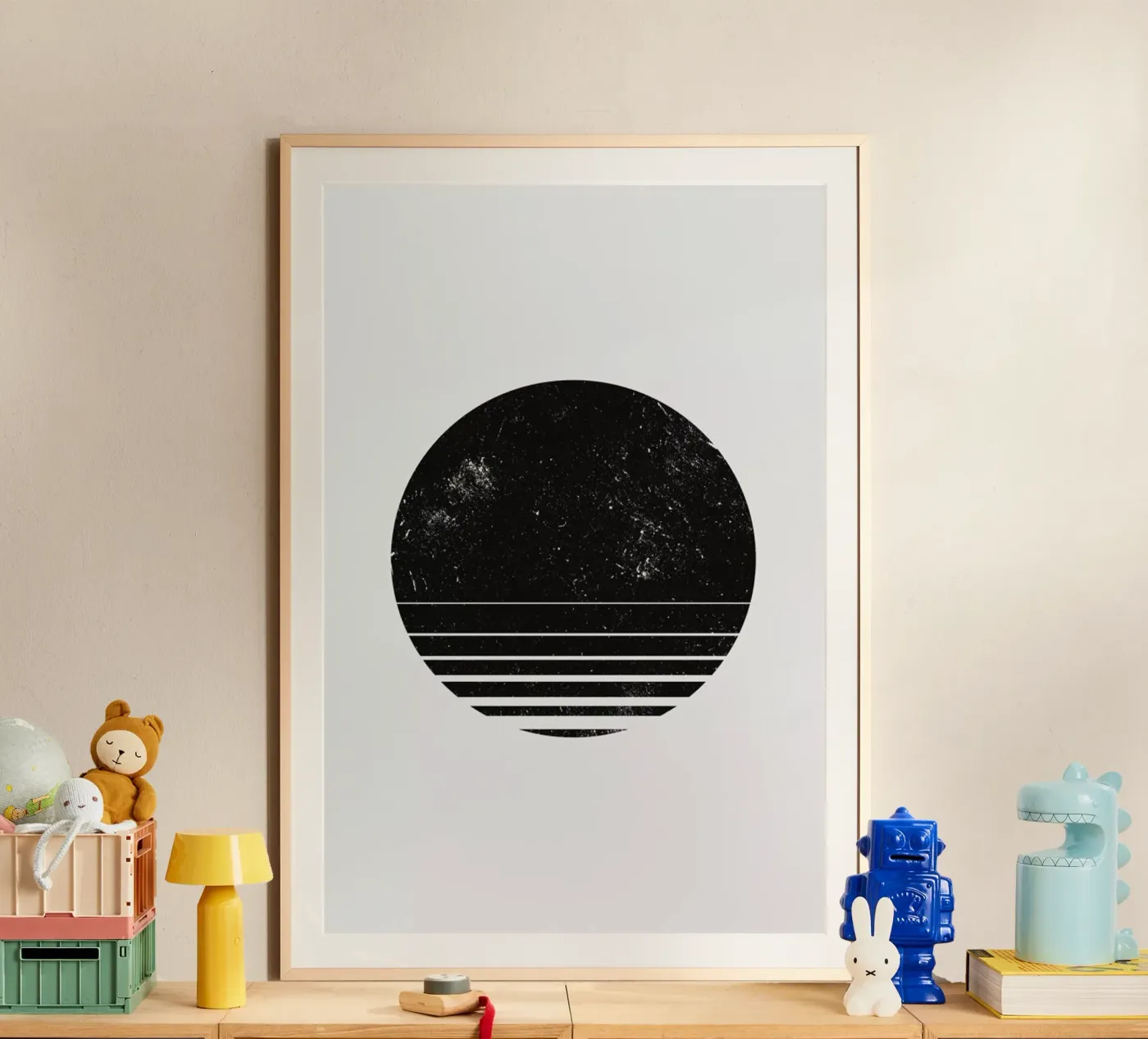 Geometric Space Poster von Mottos by Sinan Saydik