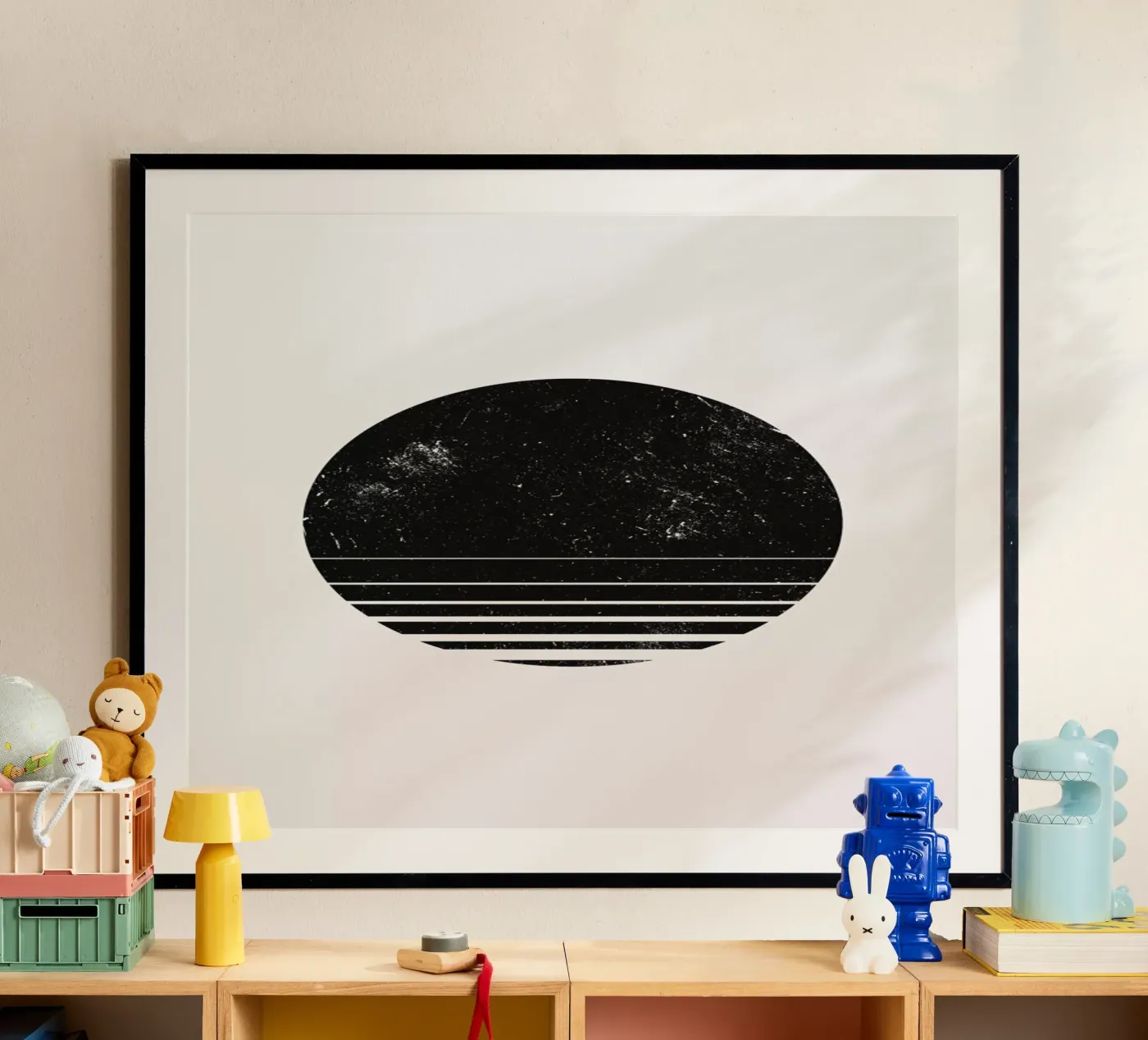Geometric Space Poster von Mottos by Sinan Saydik