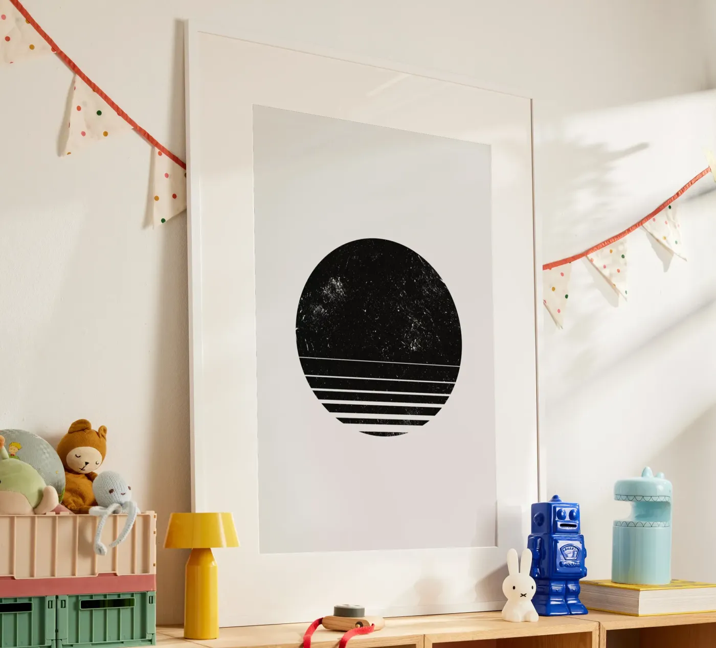 Geometric Space Poster von Mottos by Sinan Saydik