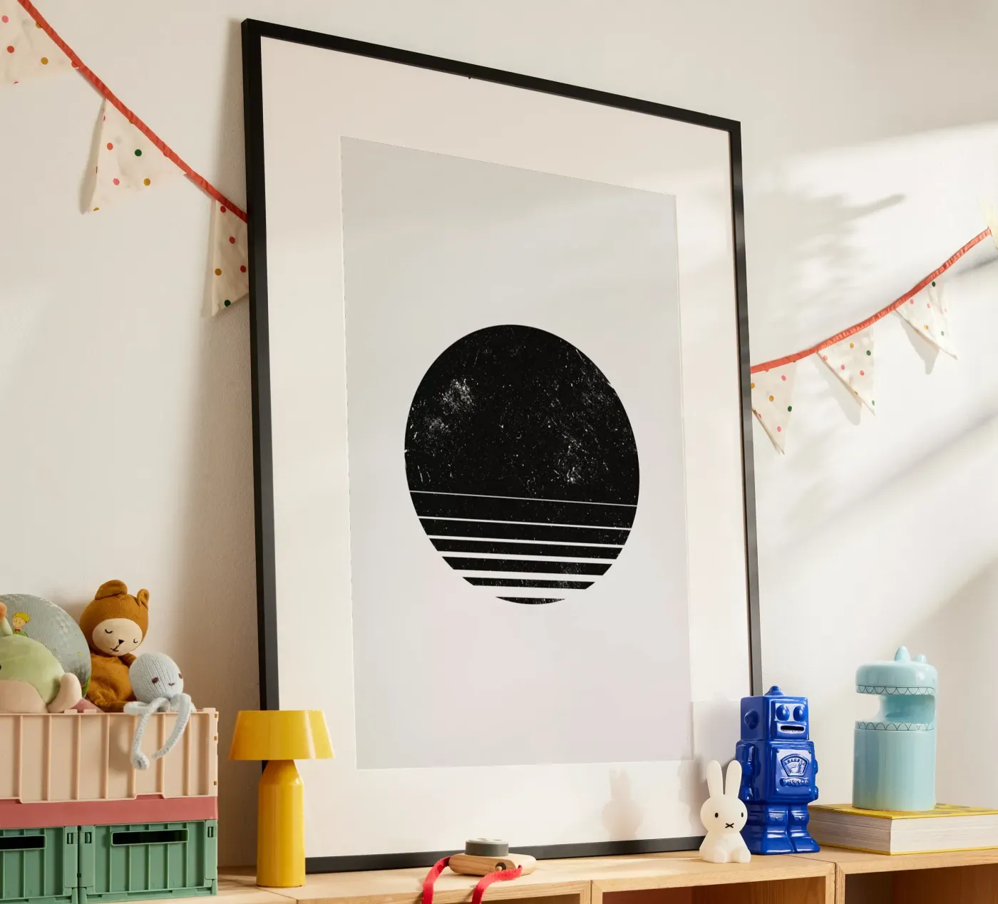 Geometric Space Poster von Mottos by Sinan Saydik