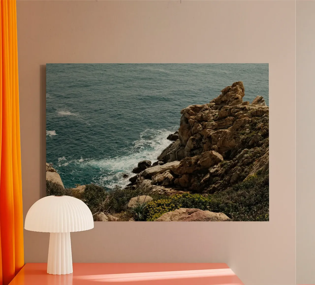 Rugged Coastline Serenity canvas by FujiPrints