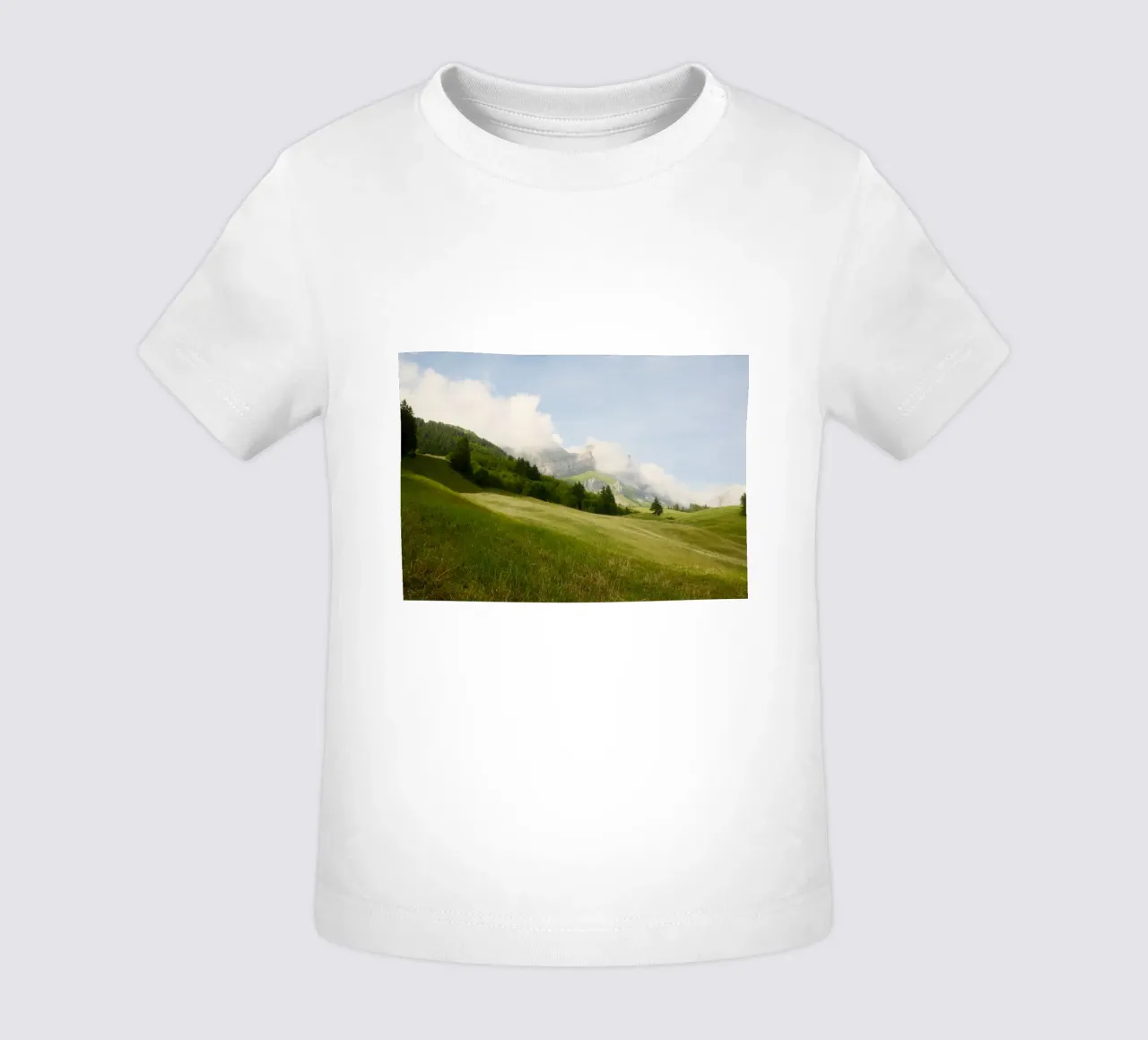 Misty Alpine Meadows maglietta neonato da FujiSwiss