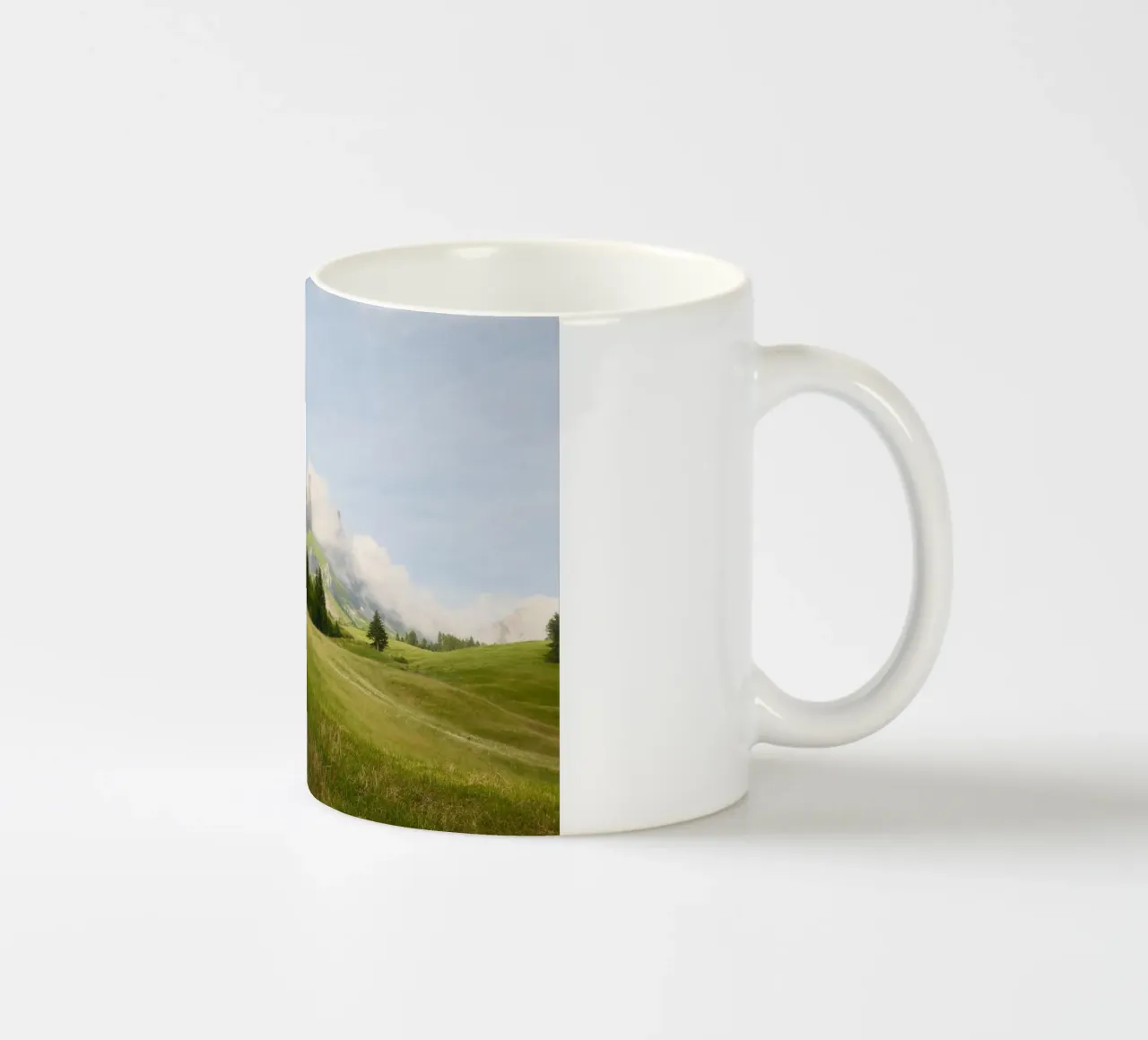 Misty Alpine Meadows tazza in ceramica da FujiSwiss