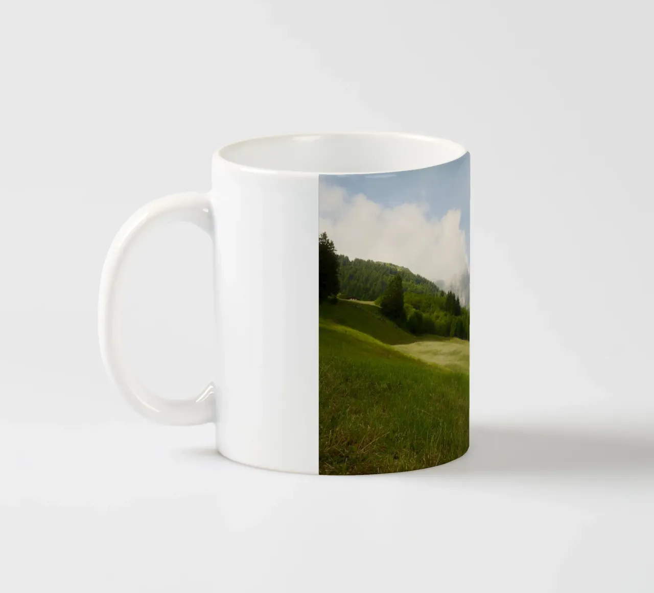 Misty Alpine Meadows tazza in ceramica da FujiSwiss
