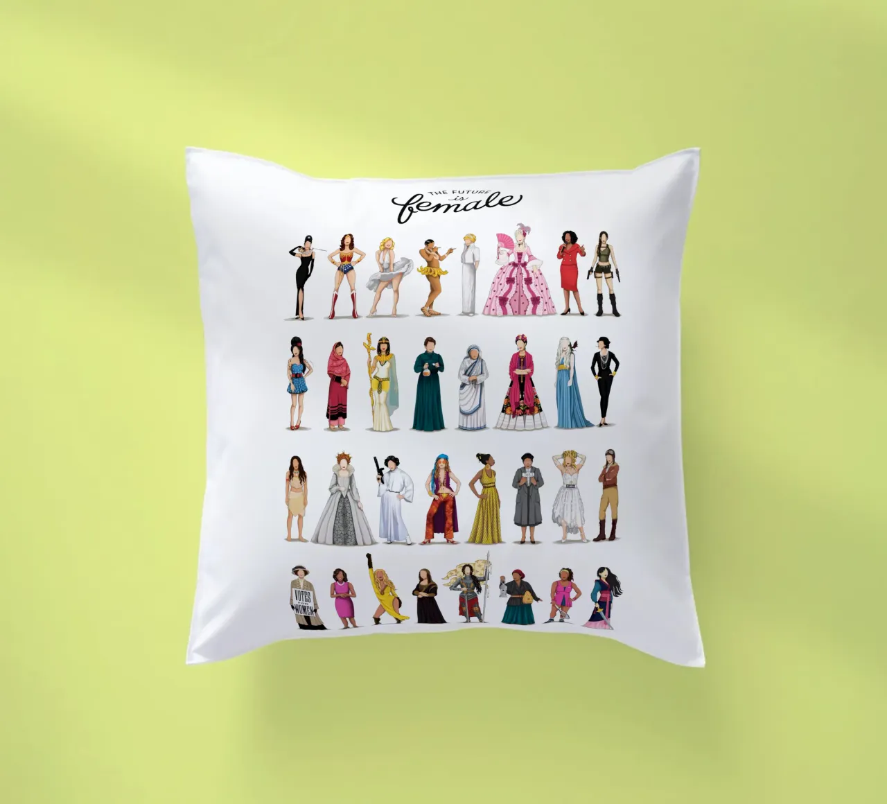 The Future Is Female kussen van Nour Tohme