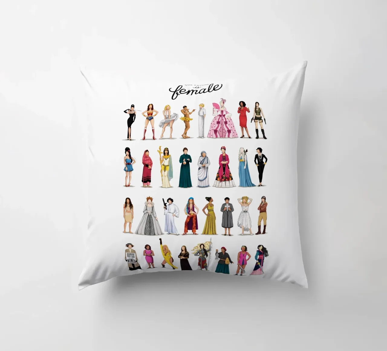 The Future Is Female kussen van Nour Tohme