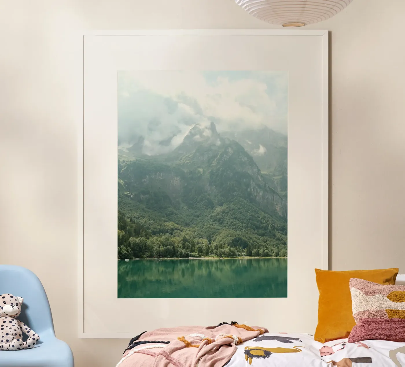 Mystical Mountain Reflection poster da FujiSwiss