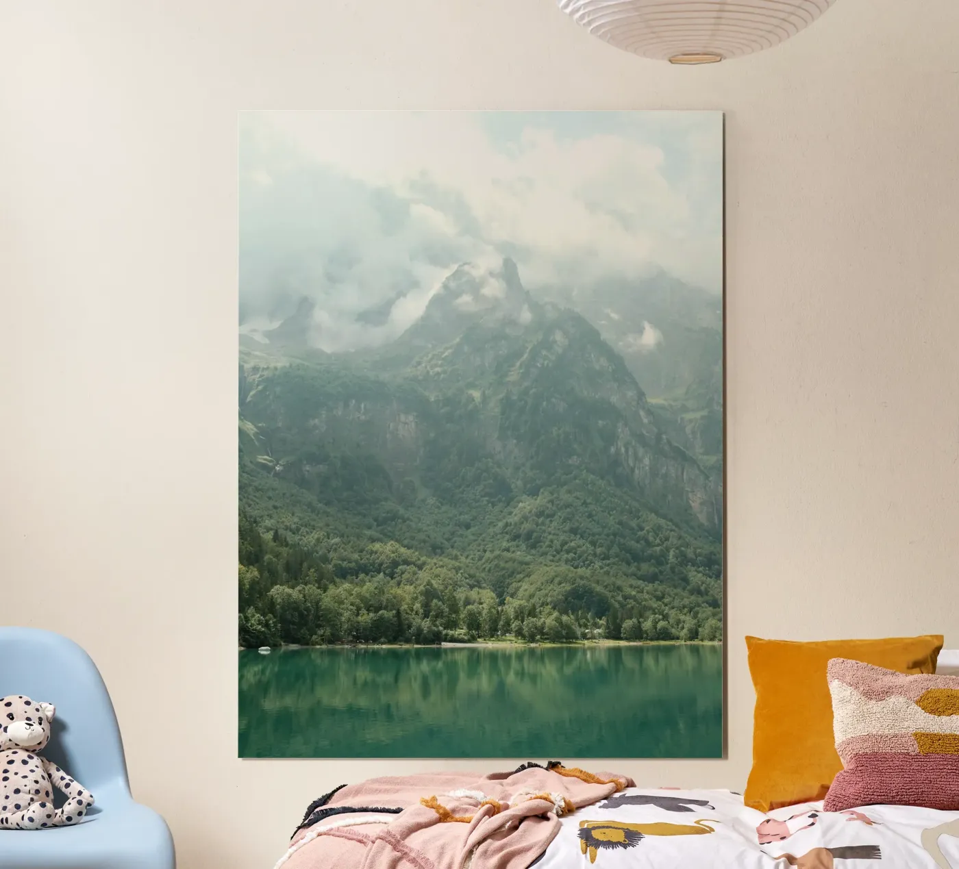 Mystical Mountain Reflection poster da FujiSwiss