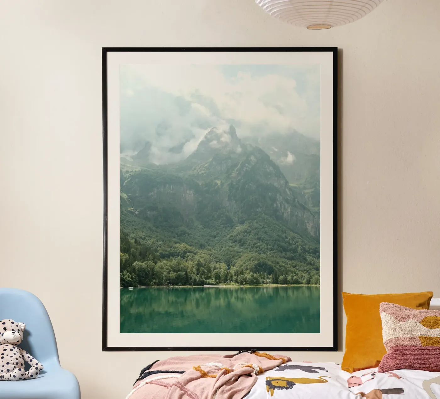 Mystical Mountain Reflection poster da FujiSwiss