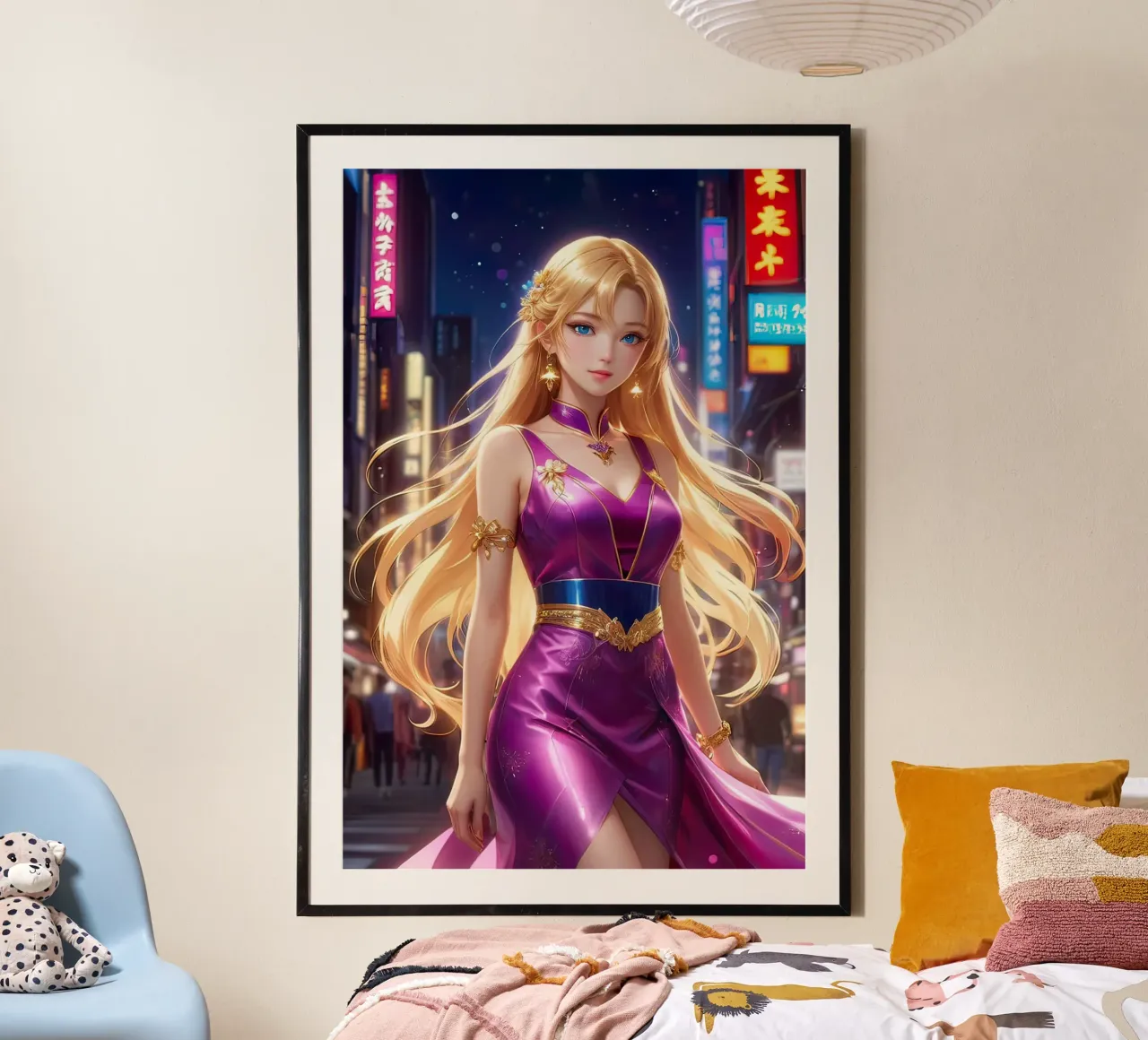 ragazza anime carina poster da 🎁 ARTVI-SHOP