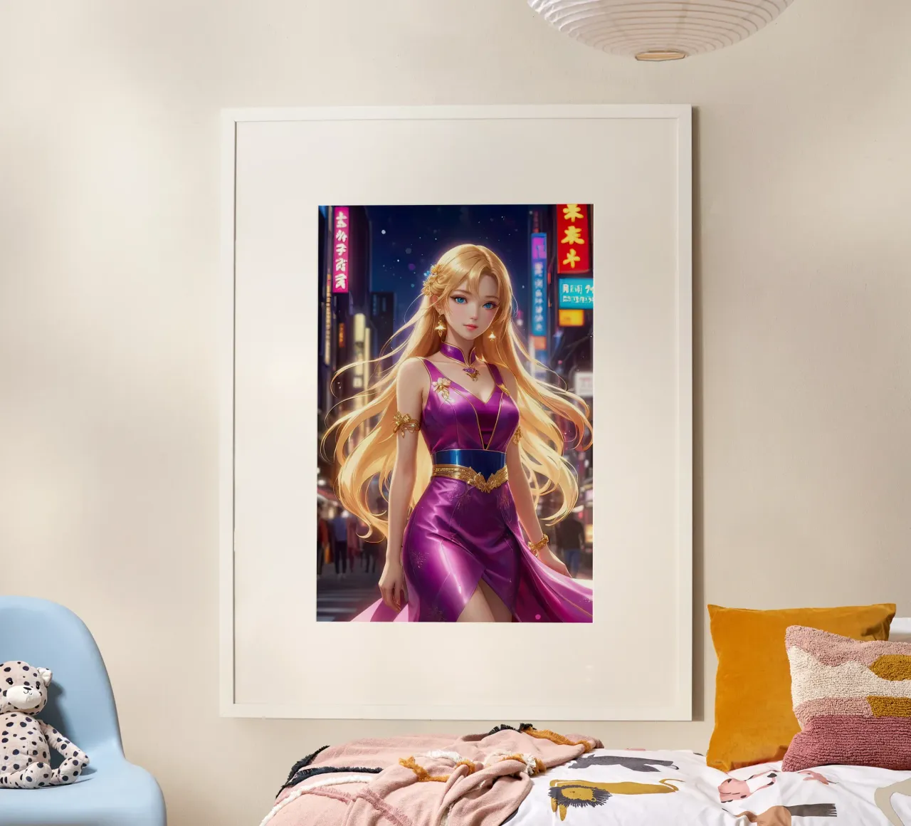 ragazza anime carina poster da 🎁 ARTVI-SHOP