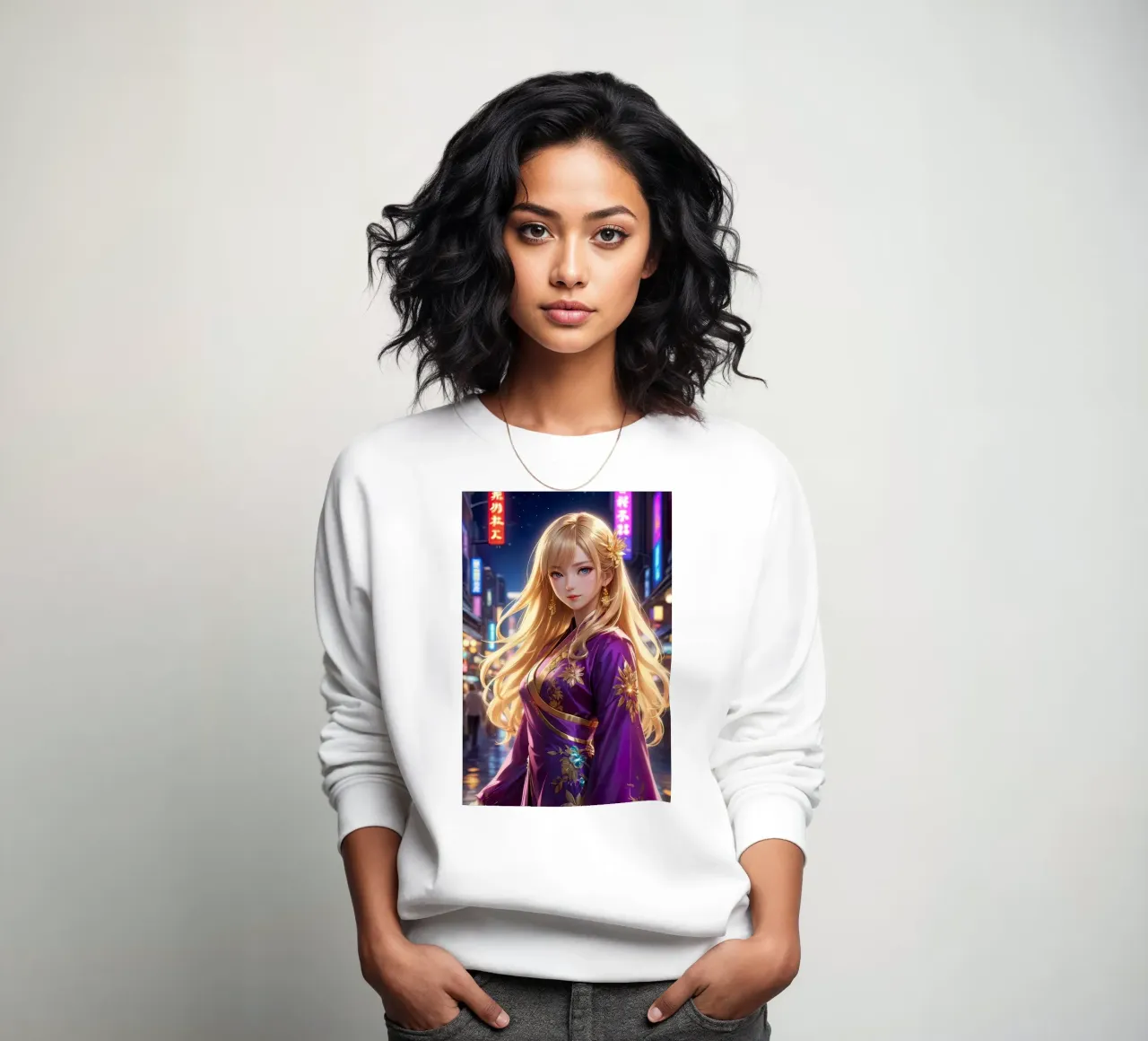 ragazza anime carina felpa da 🎁 ARTVI-SHOP