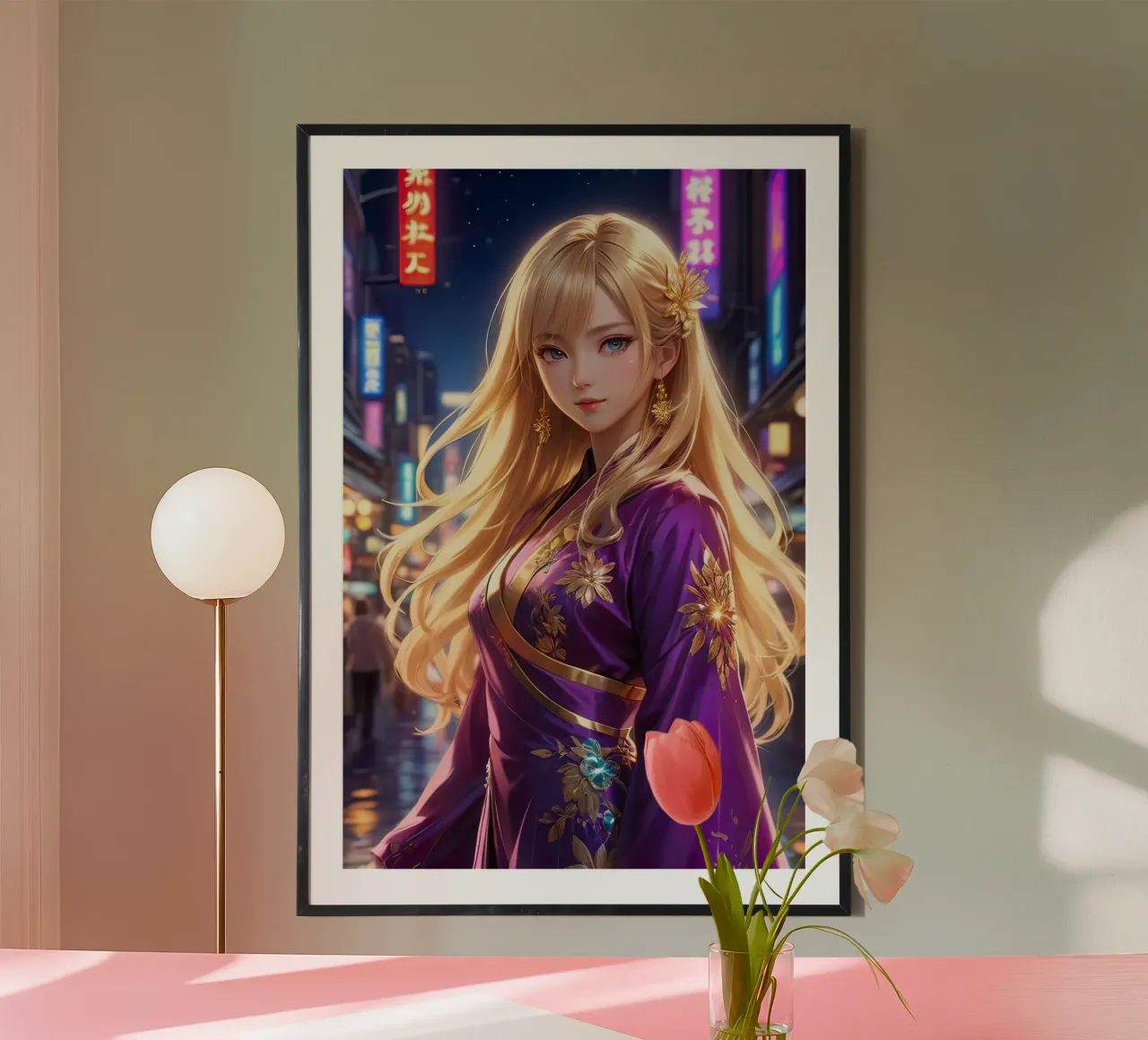 ragazza anime carina poster da 🎁 ARTVI-SHOP
