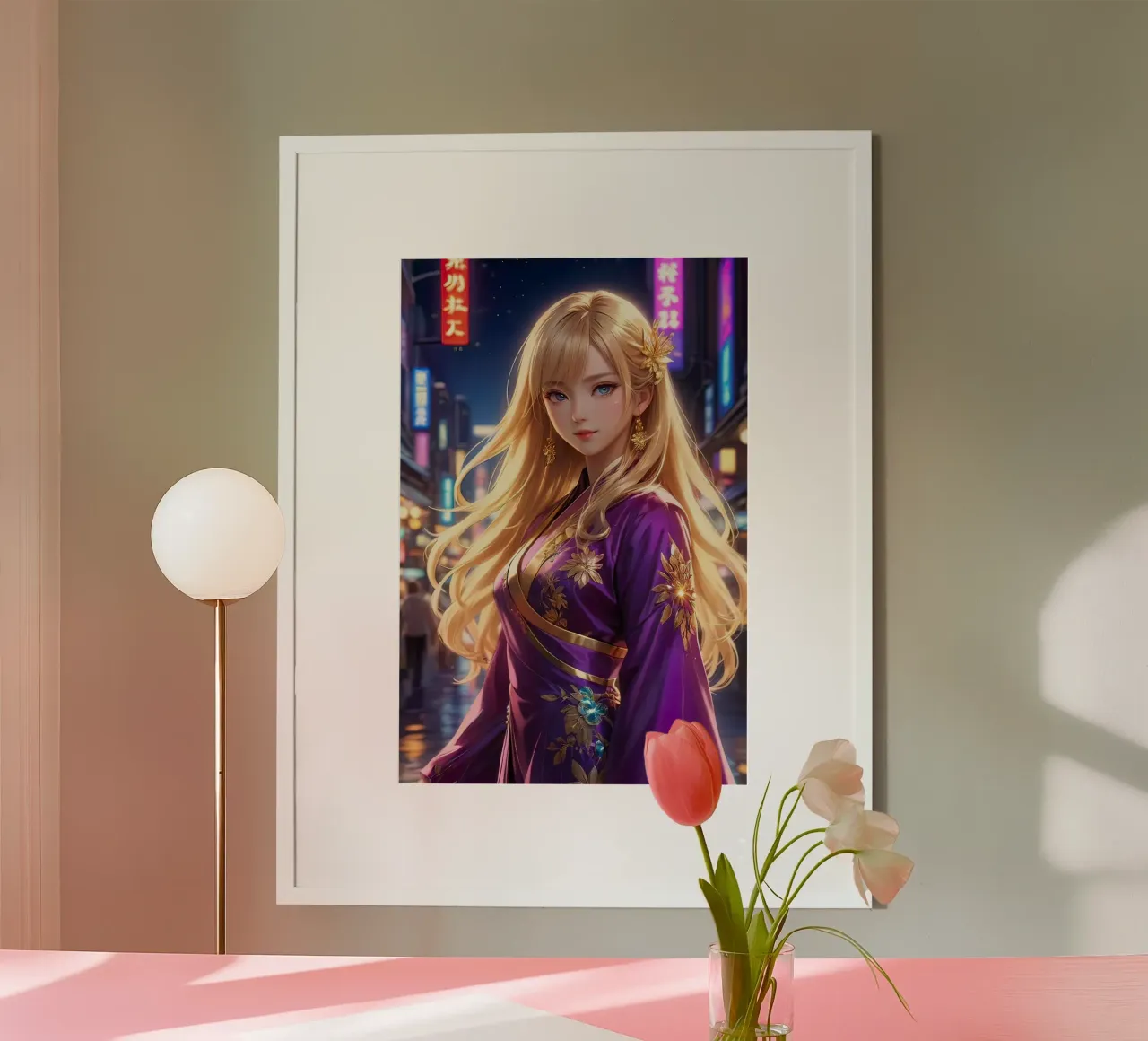 ragazza anime carina poster da 🎁 ARTVI-SHOP