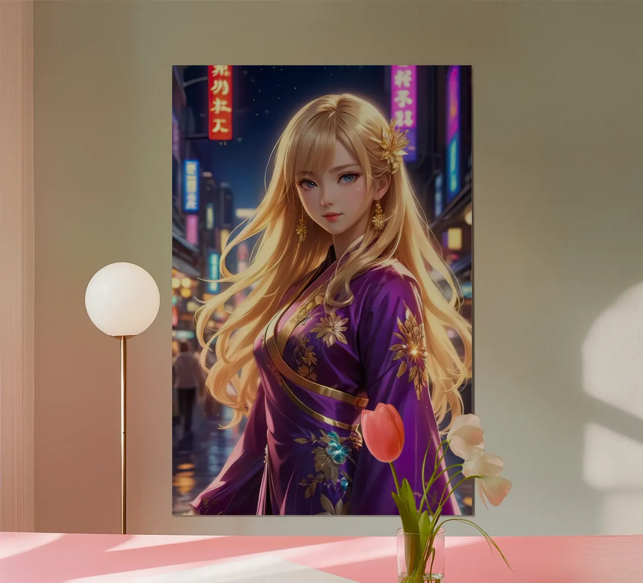 ragazza anime carina poster da 🎁 ARTVI-SHOP