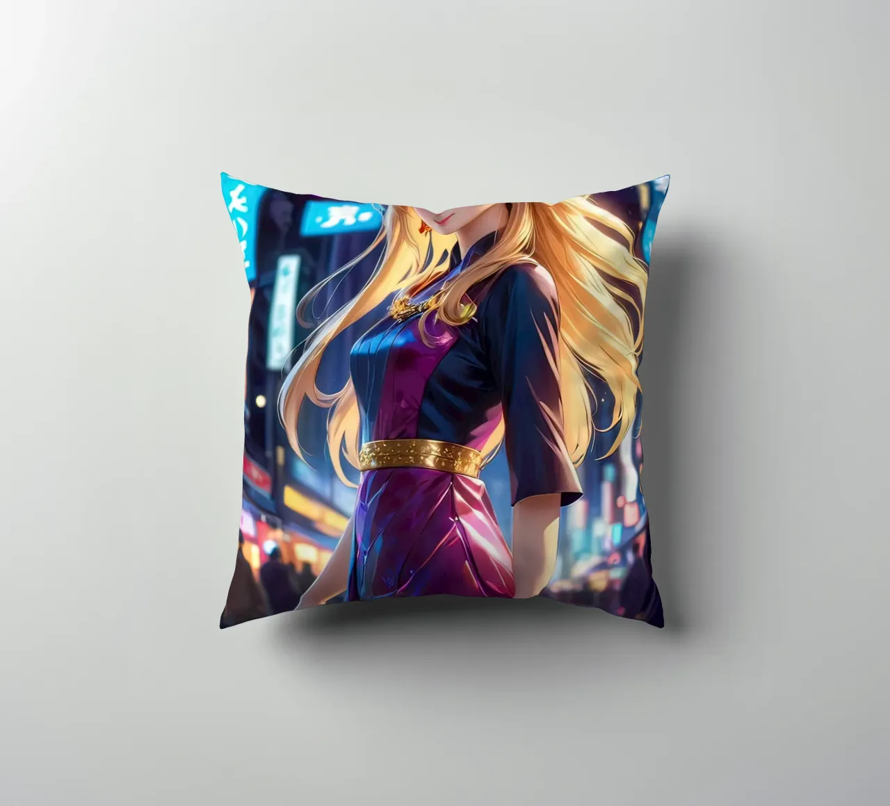 ragazza anime carina cuscino da 🎁 ARTVI-SHOP