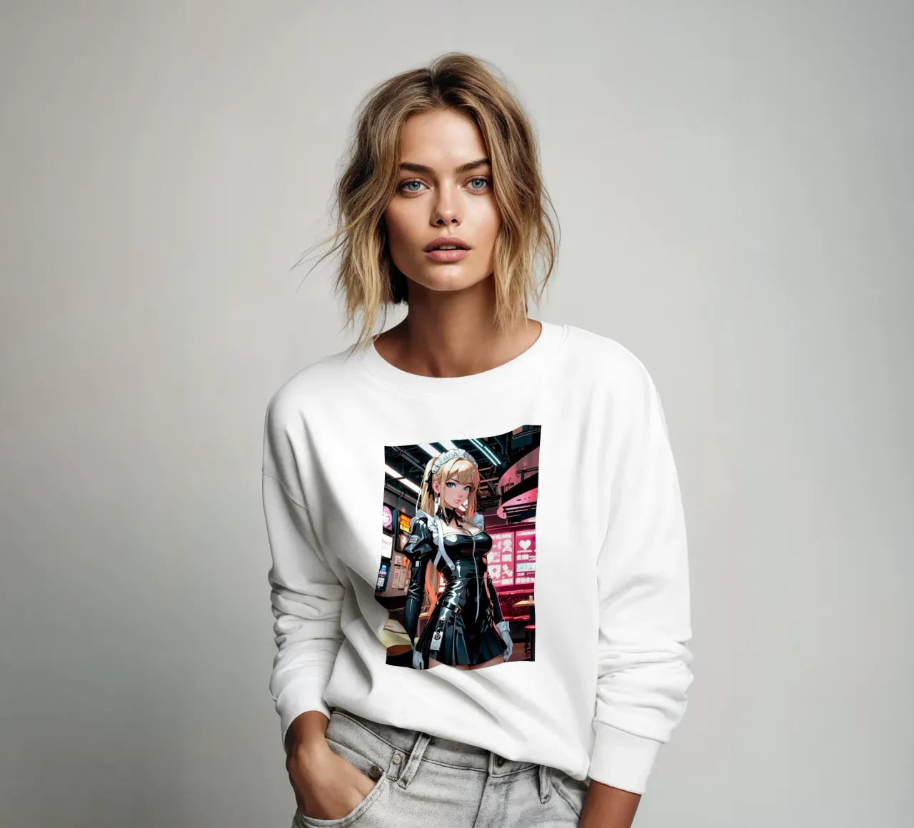 ragazza anime carina felpa da 🎁 ARTVI-SHOP