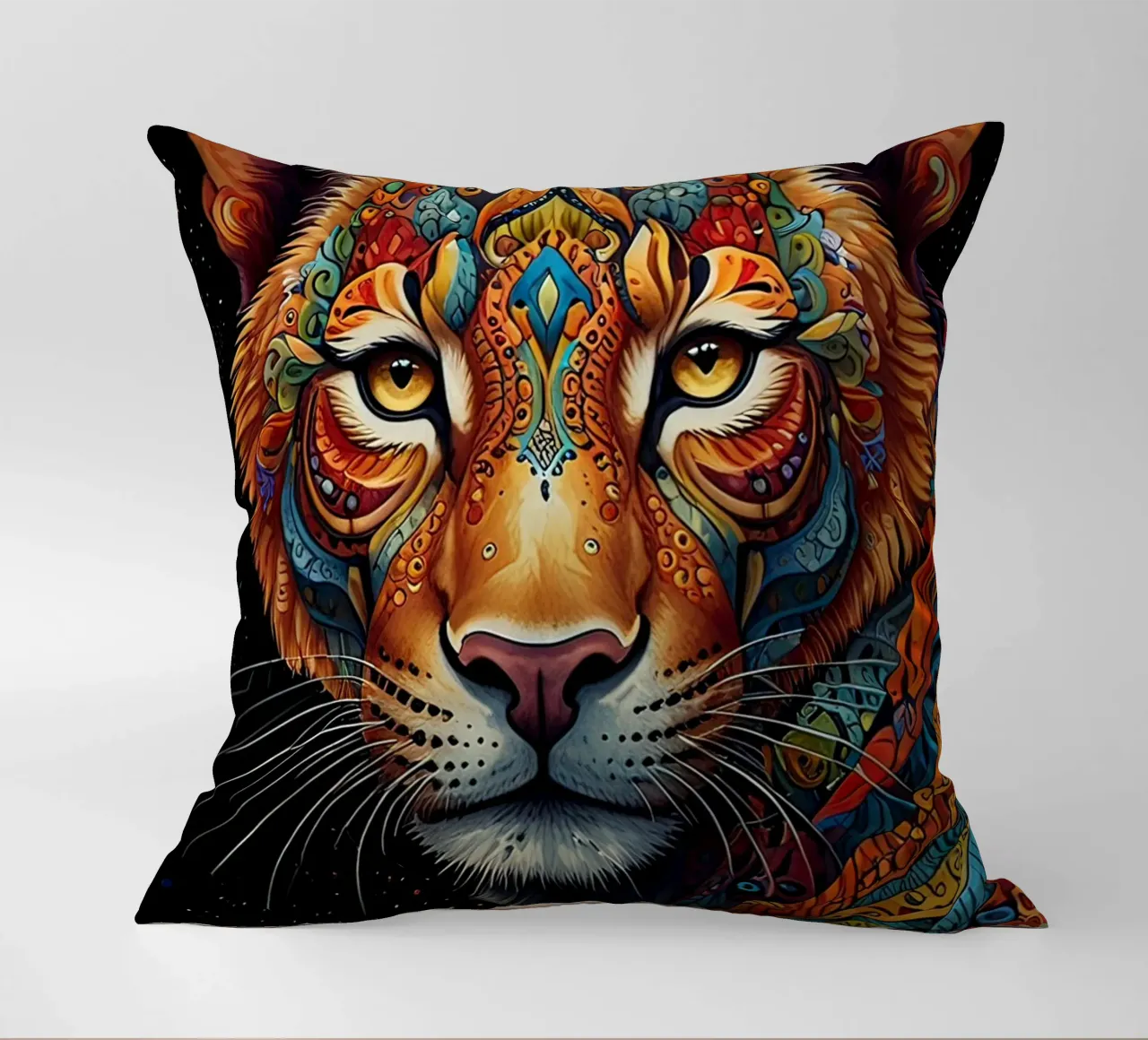 leone intricato cuscino da 🎁 ARTVI-SHOP