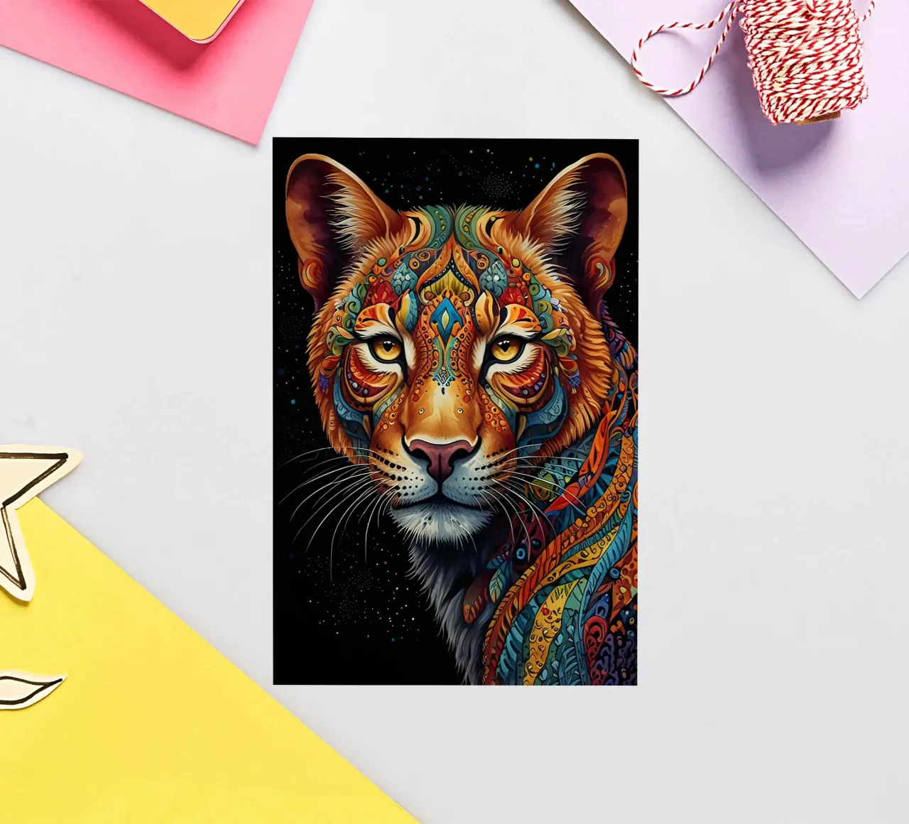 verschlungener Löwe Sticker von 🎁 ARTVI-SHOP