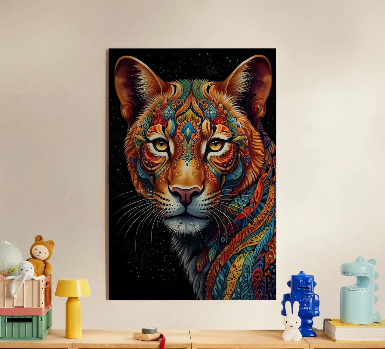 lion complexe plexiglas de 🎁 NOBELART