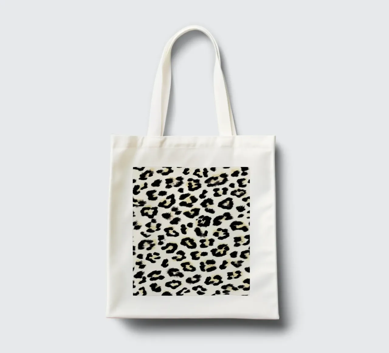 Feline Animal Print Jutebeutel von anisillustration