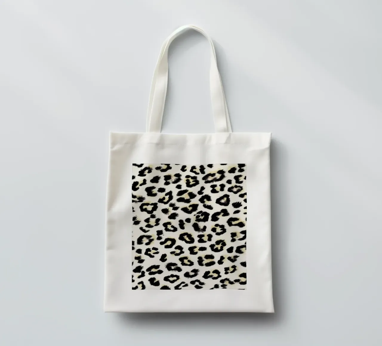 Feline Animal Print Jutebeutel von anisillustration