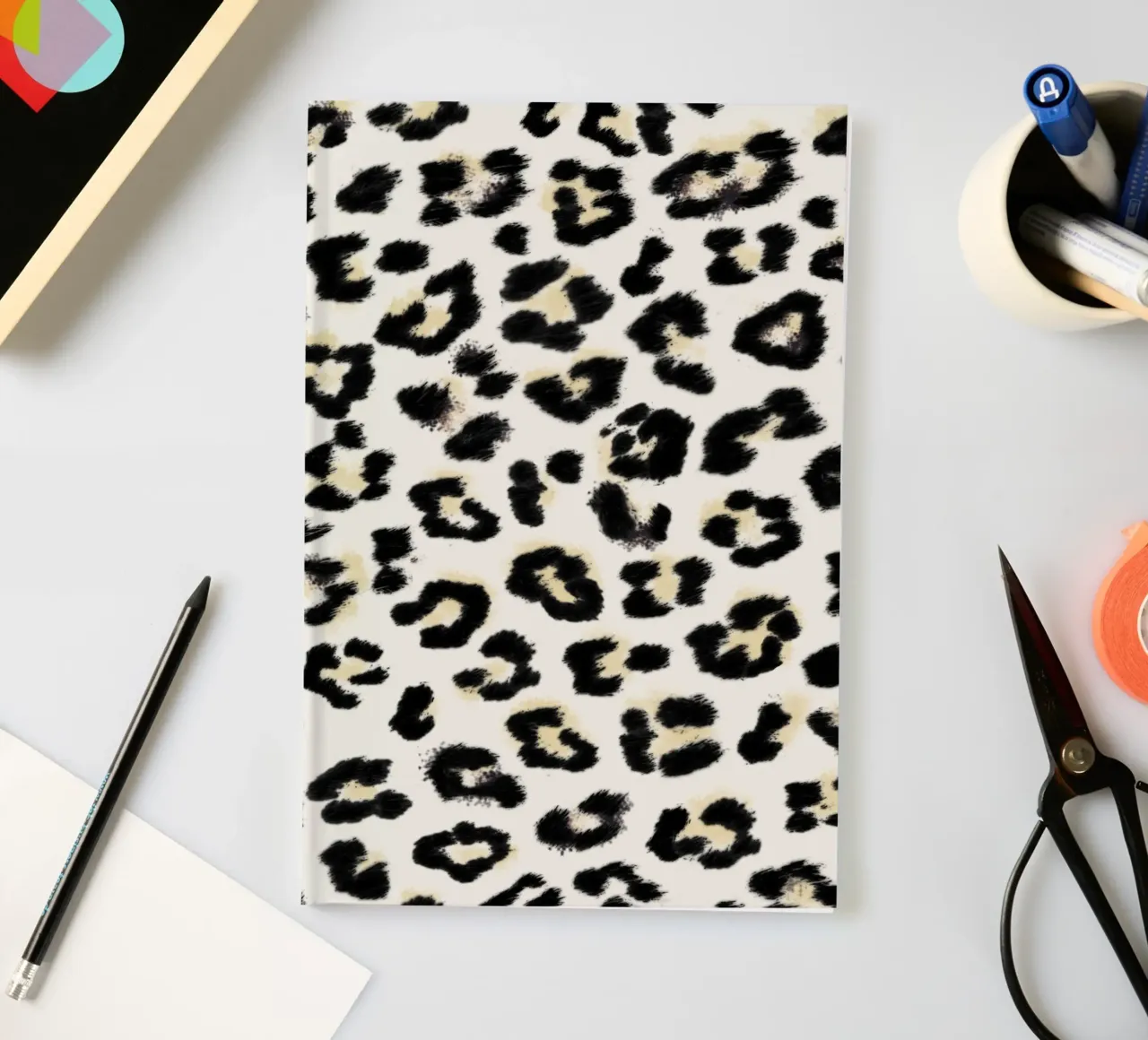 Feline Animal Print notebook by anisillustration