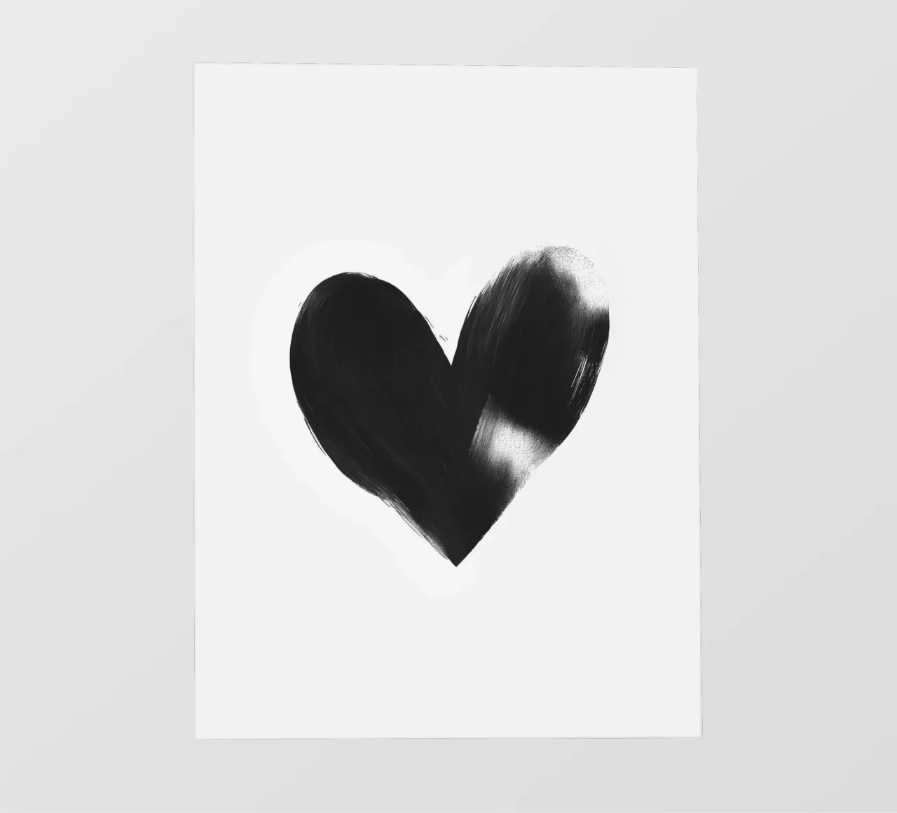 Cuore dipinto telo in pvc da Katja Stehle Design