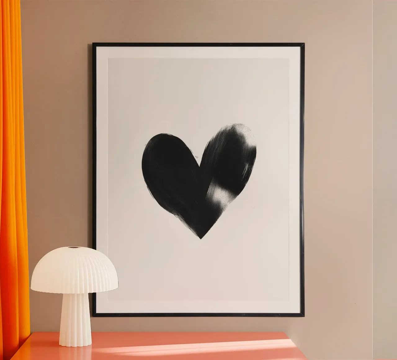 Cuore dipinto poster da Katja Stehle Design