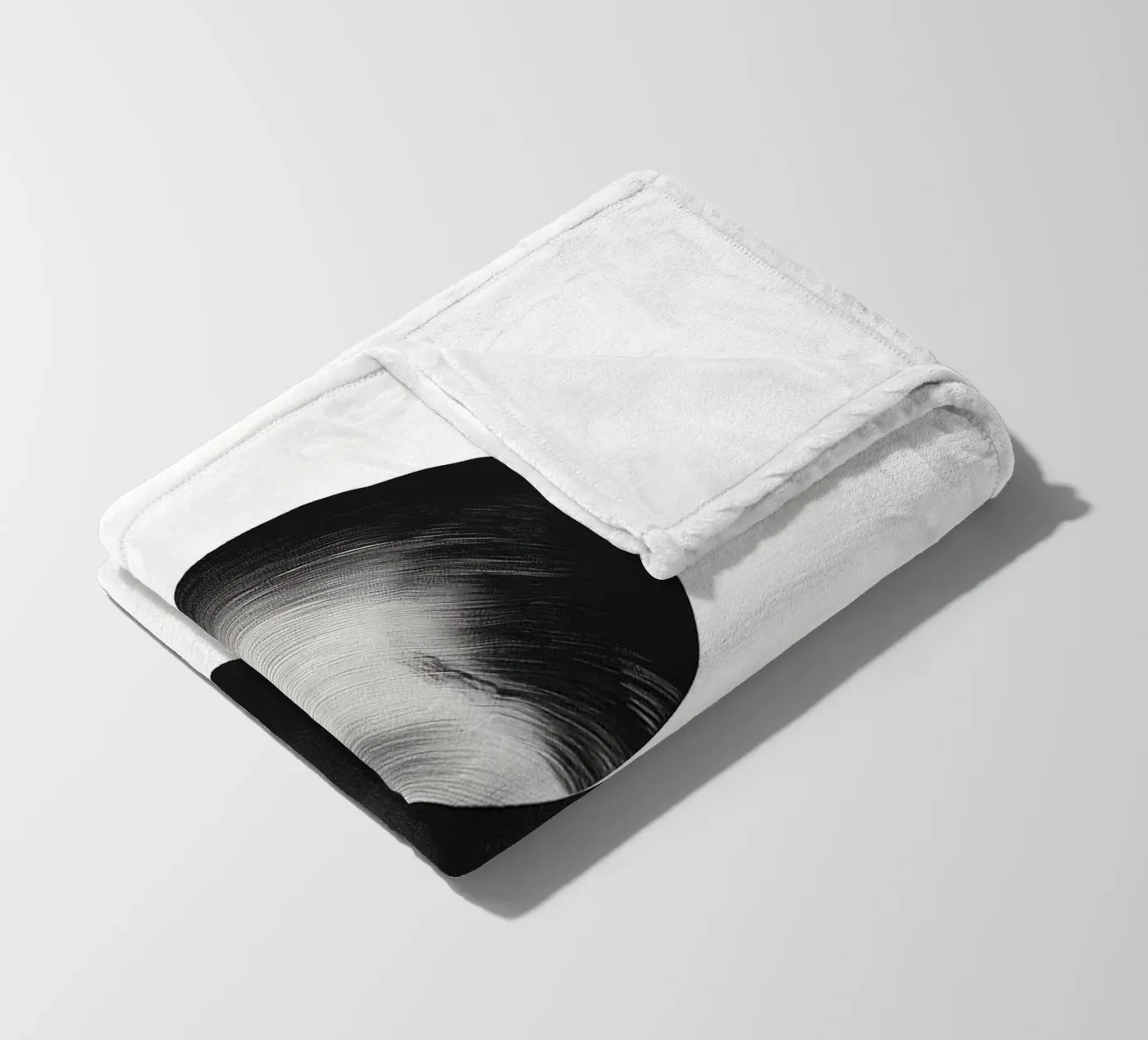 Painted stones fleece blanket by Katja Stehle Design