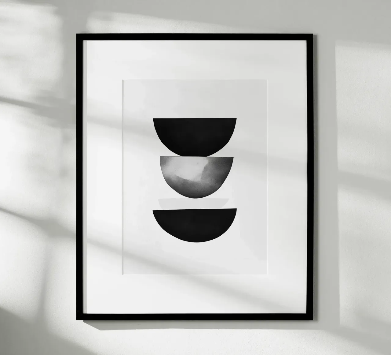 Painted pile poster by Katja Stehle Design